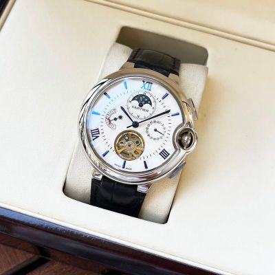 Cartier Automatic Movement 316L Steel 44*12MM Business Men's Wrist Watch